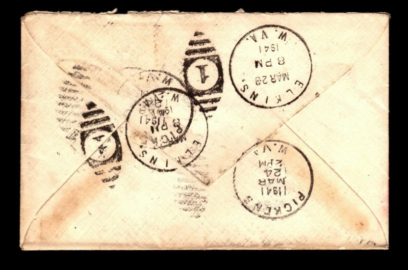 1941 Washington DC Special Delivery Cover / Forwarded - L9568