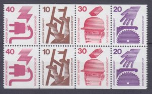 1974 Germany 695CD-696CD,698CD-699CDstrip Industry 18,00 €