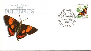 Australia, Butterflies, Worldwide First Day Cover