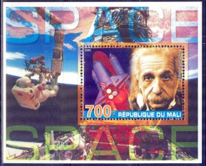 Mali 2005 Space Albert Einstein (II) S/S MNH