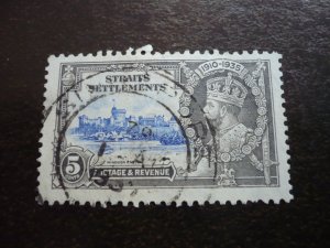 Stamps - Straits Settlements - Scott# 213 - Used Part Set of 1 Stamp