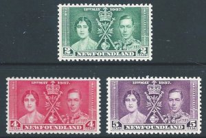 Newfoundland #230-2 NH 1937 Coronation Issue