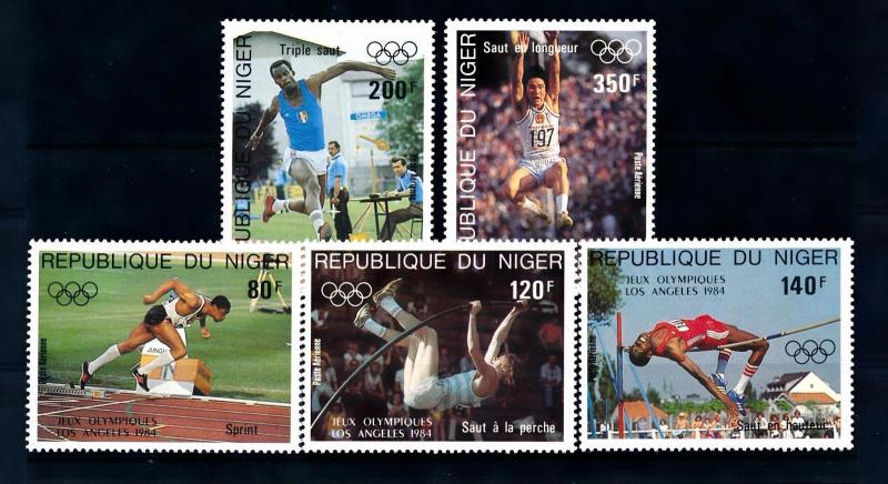 [54914] Niger 1984 Olympic games Los Angeles Athletics MNH