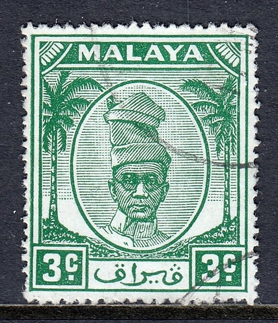 Malaya (Perak) - Scott #107 - Used - SCV $1.40