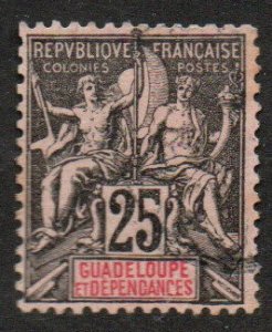 Guadeloupe Sc #37 Used