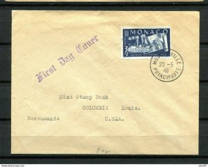 Monaco 1946 Cover to USA  11551