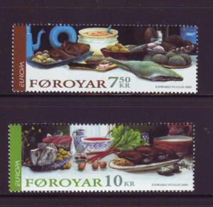 Faroe Islands Sc 456-7 2005 Europa stamp set mint NH