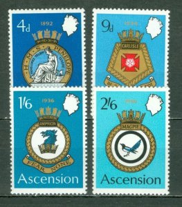 ASCENSION 1970ARMS #134-137 SET MNH...$6.60