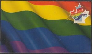 CANADA #3007.4 - CANADA'S 150th ANN ISSUE of 10 MAPLE LEAF STAMPS, LGBT COMM IV