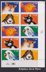 BOBPLATES #3230-4 Bright Eyes Plate Block of 10 VF MNH ~See Details for #s/Pos