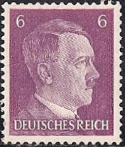 Germany #510 6pf Adolf Hitler Mint OG H VF