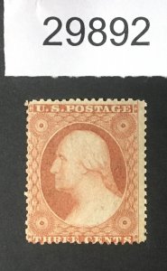 MOMEN: US STAMPS # 26 MINT OG H LOT #29892