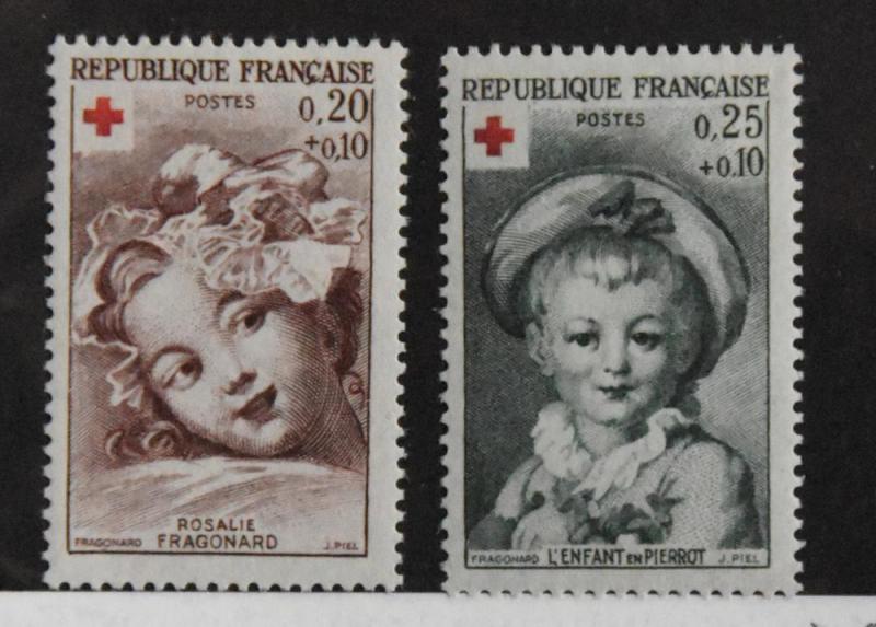  France  Scott B365-6 MNH. Scott CV $4.00