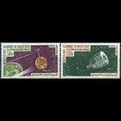 MAURITANIA 1963 - Scott# C23-4 Satellites Set of 2 LH