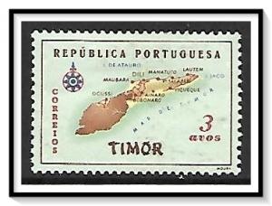 Timor #281 Map NG
