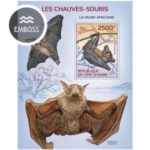 2014 IVORY COAST  MNH. BATS. Michel Code: 1573 / Bl.201  |  Scott Code: 1224