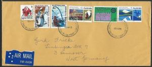 AUSTRALIA 1972 Airmail cover to Germany - nice franking....................53442