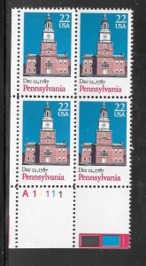 #2337 MNH Plate Block