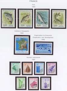 France #2227/2241 Mint (NH) Single