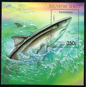 Tanzania 1993,Sc.#1143 MNH Bluntnose Sixgill Shark (Hexanchus grisens)