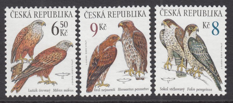 Czech Republic 3214-3216 Birds MNH VF