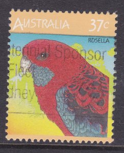 Australia - 1987 Wildlife -Birds -Rosella Parrot - 37c -used