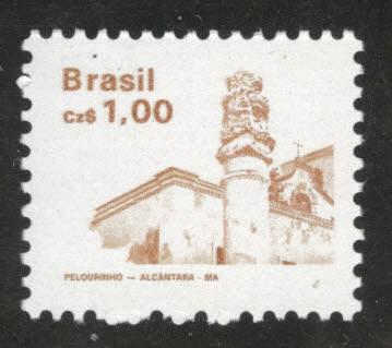 Brazil Scott 2064 MH* from 1986-88 set pencil mark # in gum