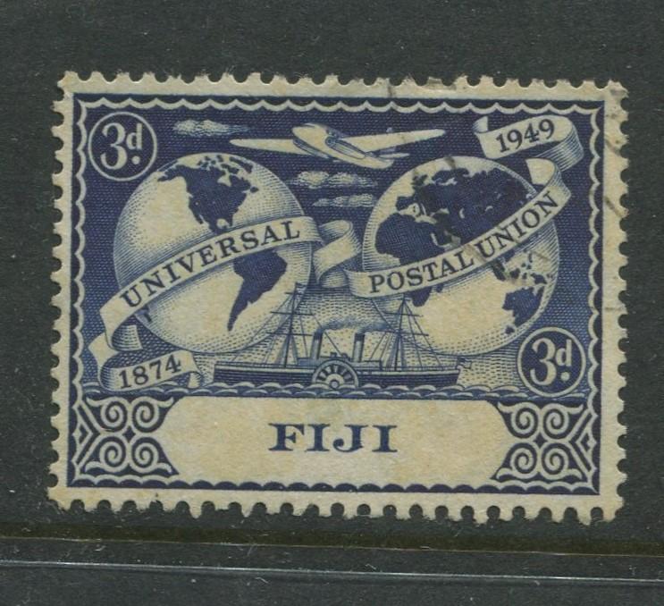 Fiji - Scott 142 - UPU Issue -1949 - FU- Single 3d Stamp