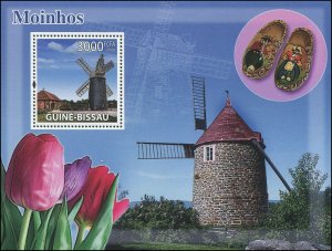 Guinea-Bissau 2008 Windmill Tulips
