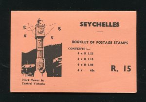 Seychelles 393a, 96a, 97, 446 Blocks of 4 Stamps, Complete Booklet MNH 1979