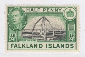 1938-50 British Colonies Falkland Islands 1/2d MH* Stamp A23P47F13873-