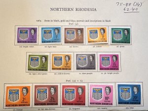 Northern Rhodesia - QEII 75-88