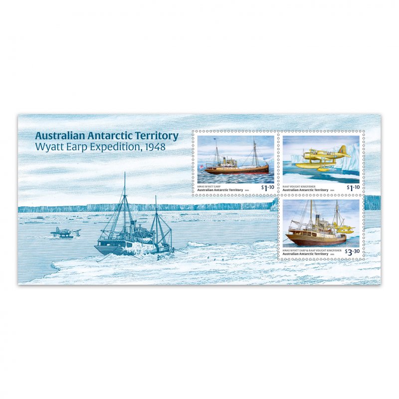Australian stamps of 2020. (Advance Purchase) - AAT Minisheet (1948 Edition): Wy