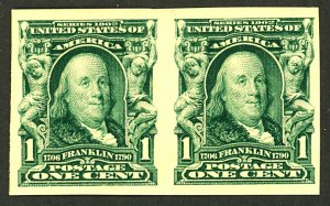 U.S. #314 MINT PAIR OG NH