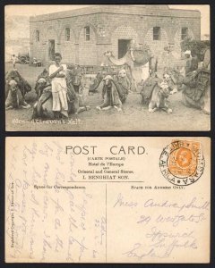 Aden KUT KGV 10c stamp used on a Post Card