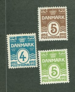 Denmark #88/89/90