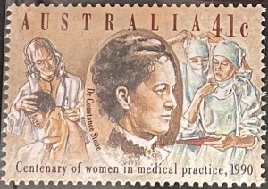 1990 Stamp of Australia 100 Anniversary of the Women in Medical Practice SC#1165