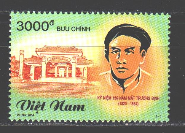 Vietnam. 2014. 3679. National hero. MNH.