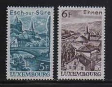 Luxembourg MNH sc# 599-600 Scenes 2012CV $0.75