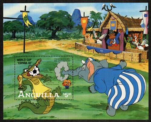 Anguilla Stamp 501  - 82 World Cup by Disney