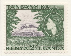 KENYA UGANDA AND TANGANYIKA 1954-59 2s MH* Stamp A30P4F40649-