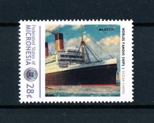 [90654] Micronesia  Ships Majestic Ocean Liners White Star Line  MNH