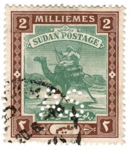 (I.B) Sudan Postal : Army Service 2m