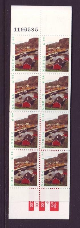 Norway Sc 1157a 1997  Nusfjord stamp booklet mint NH