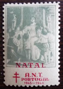 PORTUGAL - TBC - TUBERCULOSIS STAMP! natal ship boat child red cross J37