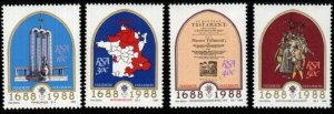 SOUTH AFRICA SG637/40 1988 300TH ANNIV OF ARRIVAL OF FIRST FRENCH HUGUENOTS MNH