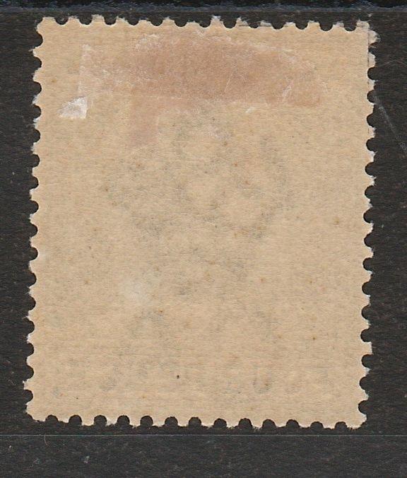 TURKS ISLANDS 1882 QV 4D GREY WMK CROWN CA