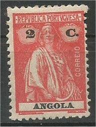 ANGOLA, 1914, MH 2c Ceres Scott 123