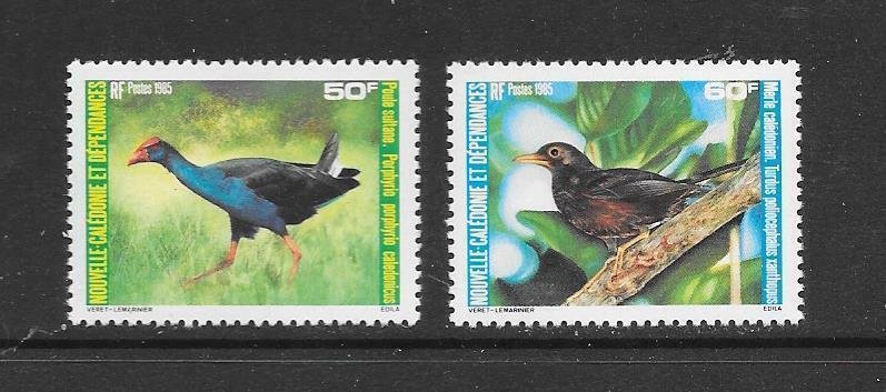 BIRDS - NEW CALEDONIA #533-34  MNH