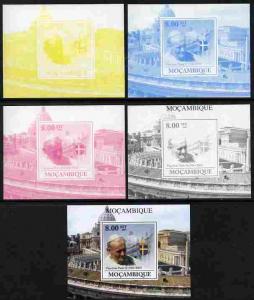 Mozambique 2009 Pope John Paul II #1 individual deluxe sh...